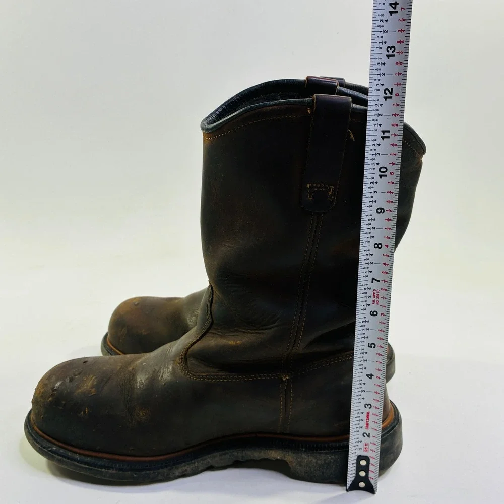 Red Wing 2272 DynaForce Mens 10 E2 Brown Leather Steel Toe Work Boots USA Made